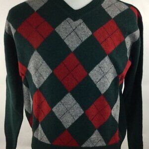 CLUBROOM Lambswool‎ Sweater Argyle Pullover